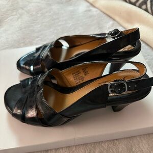 Elegant Black Slingback Heels